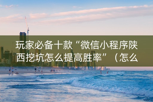 玩家必备十款“微信小程序陕西挖坑怎么提高胜率”（怎么设置能有好牌)