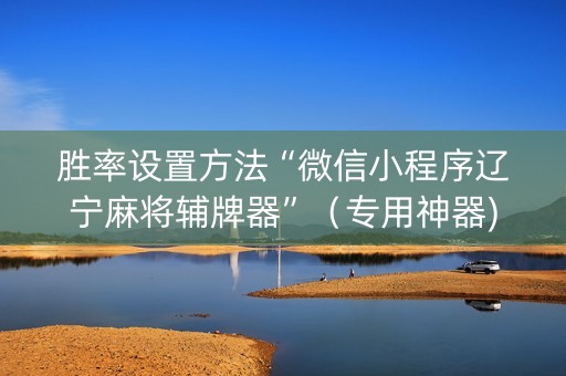 胜率设置方法“微信小程序辽宁麻将辅牌器”（专用神器)