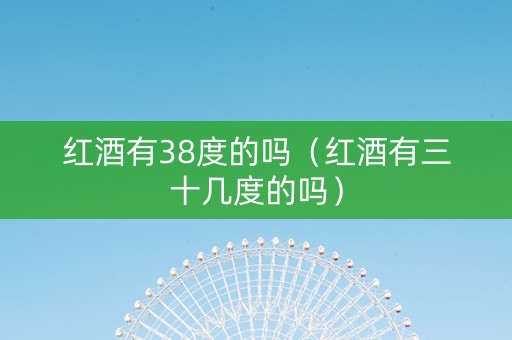 红酒有38度的吗（红酒有三十几度的吗）