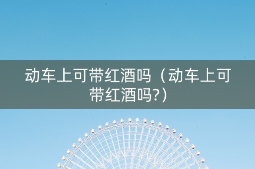 动车上可带红酒吗（动车上可带红酒吗?）