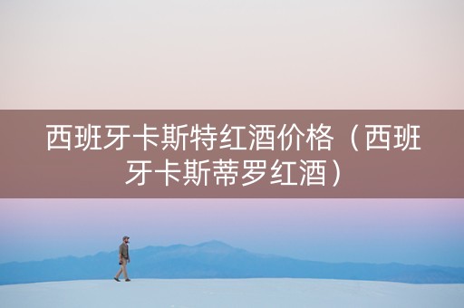 西班牙卡斯特红酒价格（西班牙卡斯蒂罗红酒）