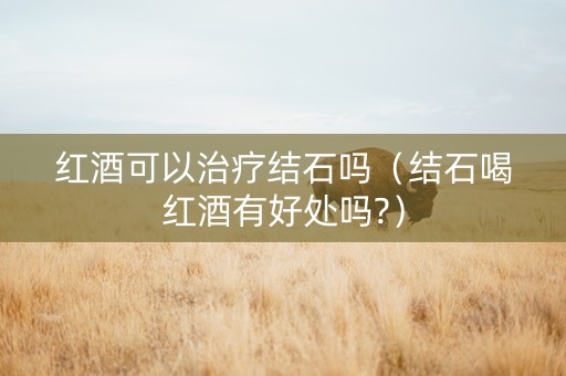红酒可以治疗结石吗（结石喝红酒有好处吗?）