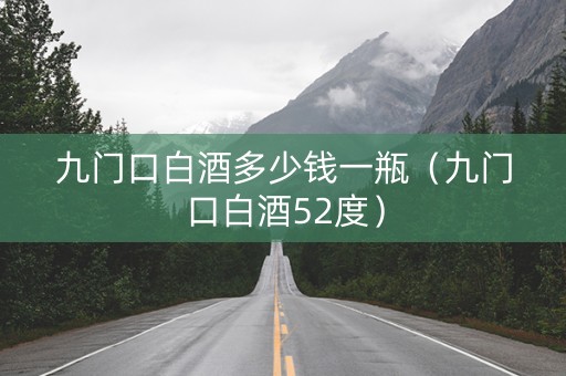 九门口白酒多少钱一瓶（九门口白酒52度）