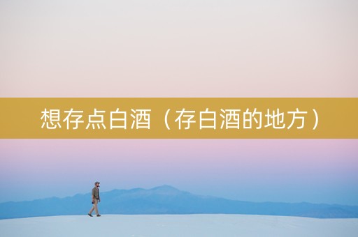 想存点白酒（存白酒的地方）