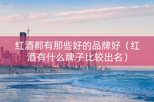 红酒都有那些好的品牌好（红酒有什么牌子比较出名）