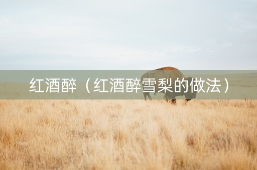 红酒醉（红酒醉雪梨的做法）