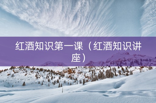 红酒知识第一课（红酒知识讲座）