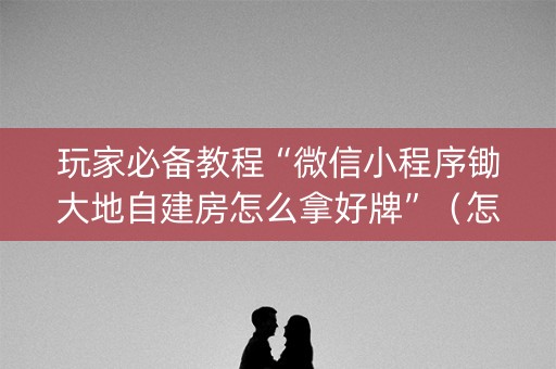 玩家必备教程“微信小程序锄大地自建房怎么拿好牌”（怎么提高胜率)