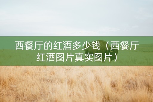 西餐厅的红酒多少钱（西餐厅红酒图片真实图片）