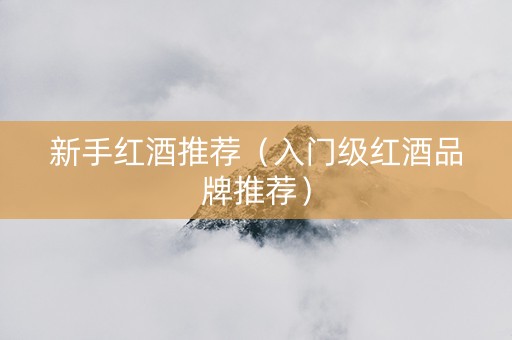 新手红酒推荐（入门级红酒品牌推荐）