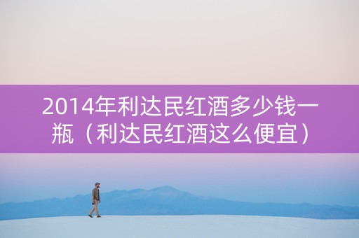 2014年利达民红酒多少钱一瓶（利达民红酒这么便宜）