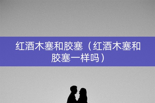 红酒木塞和胶塞（红酒木塞和胶塞一样吗）