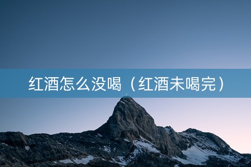 红酒怎么没喝（红酒未喝完）