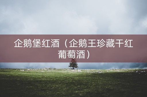 企鹅堡红酒（企鹅王珍藏干红葡萄酒）