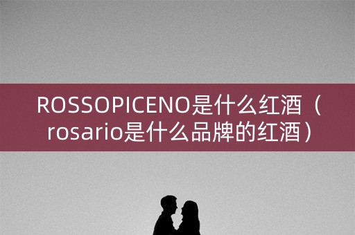 ROSSOPICENO是什么红酒（rosario是什么品牌的红酒）