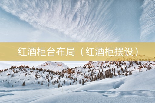 红酒柜台布局（红酒柜摆设）