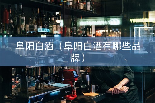 阜阳白酒（阜阳白酒有哪些品牌）