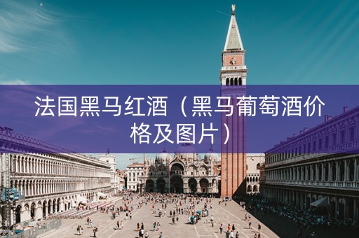 法国黑马红酒（黑马葡萄酒价格及图片）