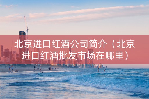 北京进口红酒公司简介（北京进口红酒批发市场在哪里）