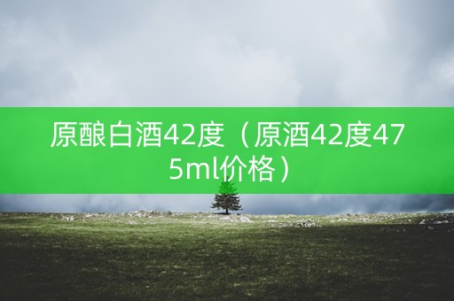 原酿白酒42度（原酒42度475ml价格）