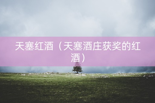 天塞红酒（天塞酒庄获奖的红酒）