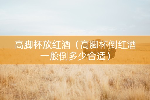 高脚杯放红酒（高脚杯倒红酒一般倒多少合适）