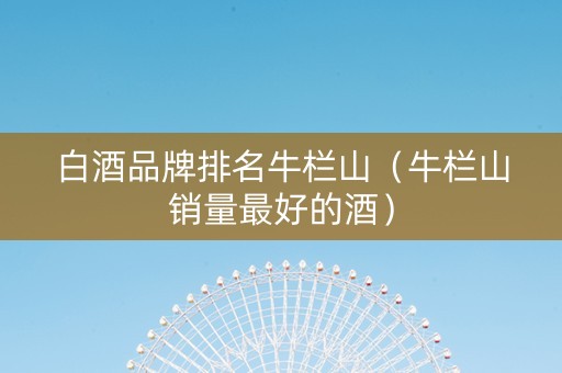白酒品牌排名牛栏山（牛栏山销量最好的酒）