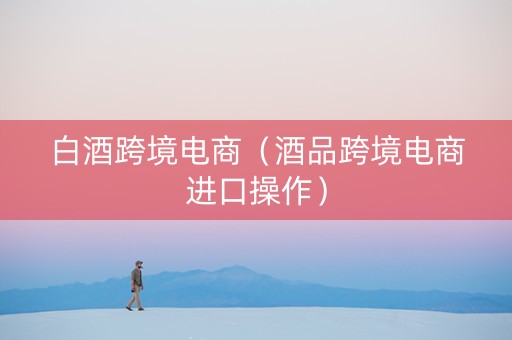 白酒跨境电商（酒品跨境电商进口操作）