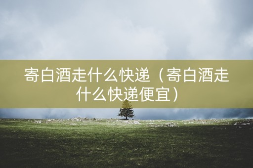 寄白酒走什么快递（寄白酒走什么快递便宜）