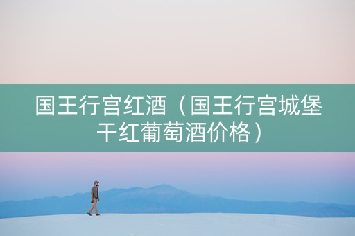 国王行宫红酒（国王行宫城堡干红葡萄酒价格）