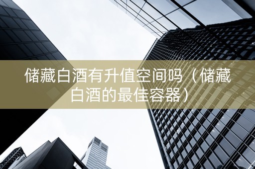 储藏白酒有升值空间吗（储藏白酒的最佳容器）