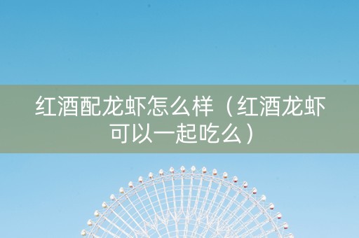 红酒配龙虾怎么样（红酒龙虾可以一起吃么）