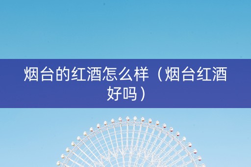 烟台的红酒怎么样（烟台红酒好吗）