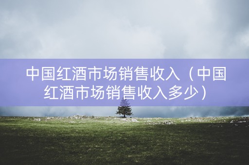 中国红酒市场销售收入（中国红酒市场销售收入多少）
