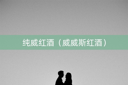 纯威红酒（威威斯红酒）