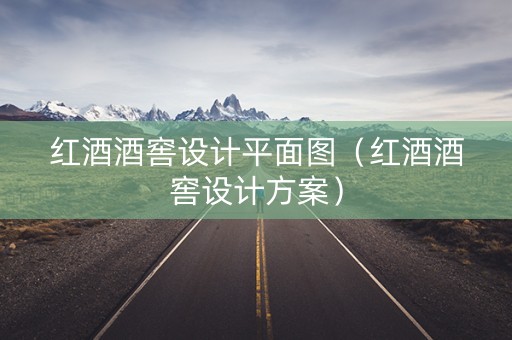 红酒酒窖设计平面图（红酒酒窖设计方案）