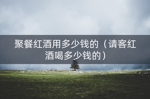 聚餐红酒用多少钱的(请客红酒喝多少钱的) 聚餐红酒用多少钱的(请客红酒喝多少钱的)