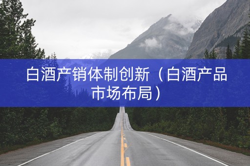 白酒产销体制创新（白酒产品市场布局）
