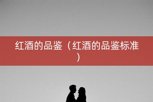 红酒的品鉴（红酒的品鉴标准）