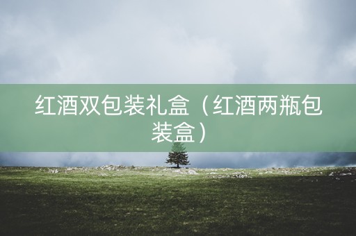 红酒双包装礼盒（红酒两瓶包装盒）