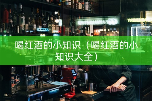 喝红酒的小知识（喝红酒的小知识大全）
