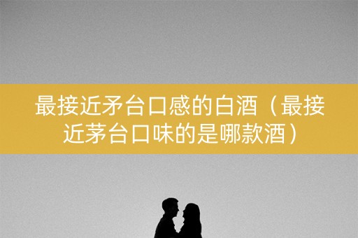 最接近矛台口感的白酒（最接近茅台口味的是哪款酒）