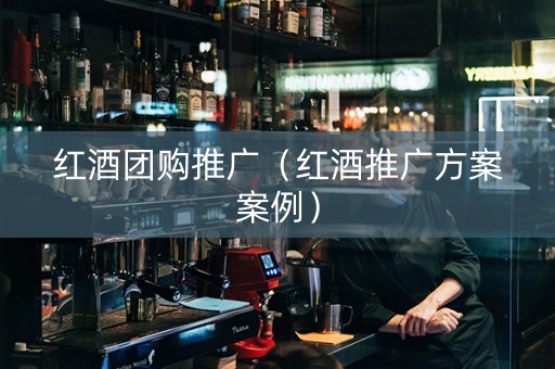 红酒团购推广（红酒推广方案案例）
