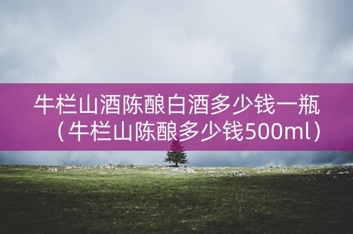 牛栏山酒陈酿白酒多少钱一瓶（牛栏山陈酿多少钱500ml）