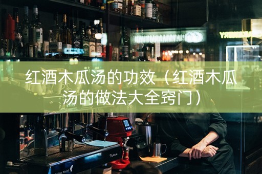 红酒木瓜汤的功效（红酒木瓜汤的做法大全窍门）