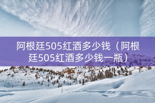 阿根廷505红酒多少钱（阿根廷505红酒多少钱一瓶）