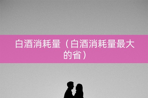 白酒消耗量（白酒消耗量最大的省）