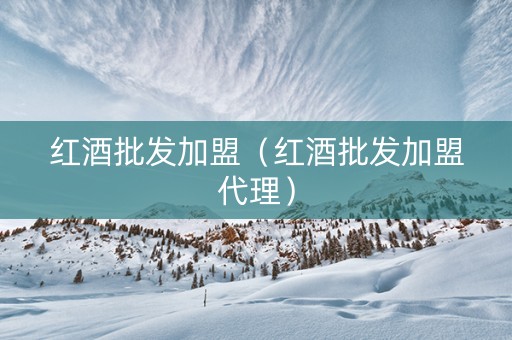 红酒批发加盟（红酒批发加盟代理）