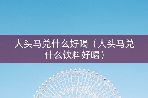 人头马兑什么好喝（人头马兑什么饮料好喝）
