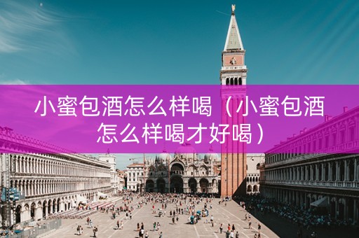 小蜜包酒怎么样喝（小蜜包酒怎么样喝才好喝）